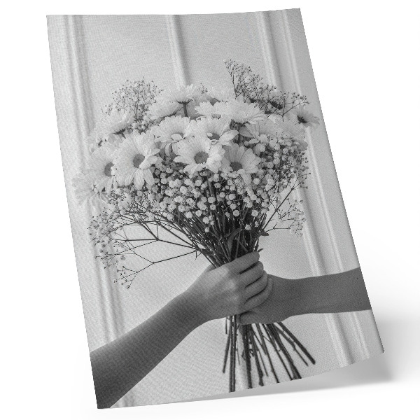 Kunstdruck leinwand Zarte Blumen, Minimalismus, Eleganz, Subtilität