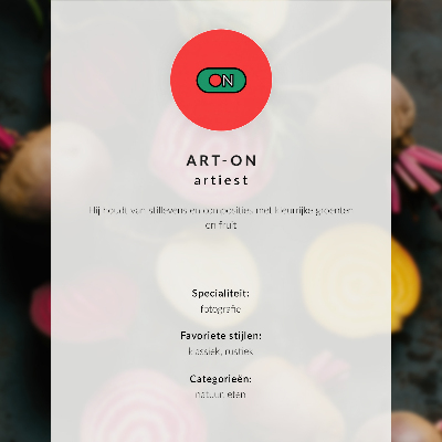Wandposter Leuchtendes Gemüse auf dunklem, rustikalem Hintergrund