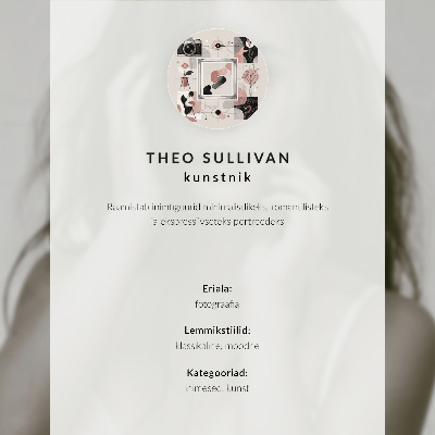 Poster Eine Ballerina in anmutiger und leichter Bewegung