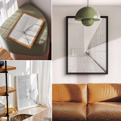 Kunstdruck leinwand Minimalistische geometrische Architektur