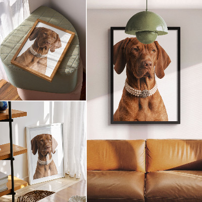 Poster Elegante Hundehalskette mit luxuriöser Verarbeitung