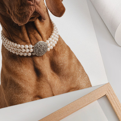 Poster Elegante Hundehalskette mit luxuriöser Verarbeitung