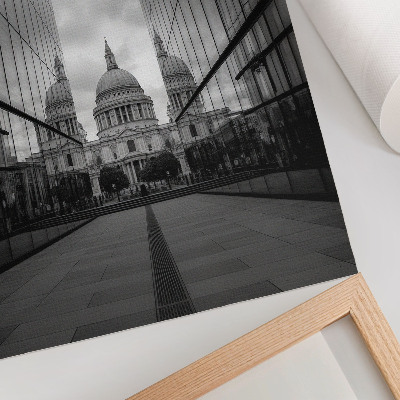 Poster Symmetrie moderner und klassischer Architektur