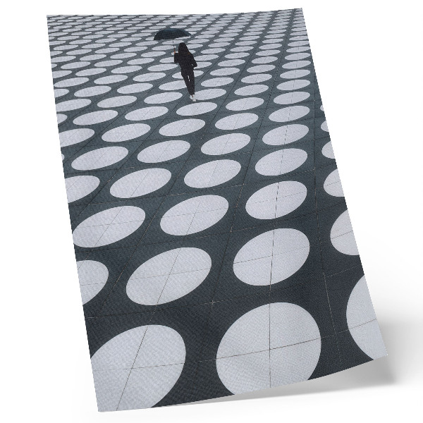 Poster Geometrische Muster, Schwarz-Weiß-Kontrast