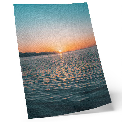 Poster Sonnenuntergang über dem Wasser, eine überaus harmonische Landschaft