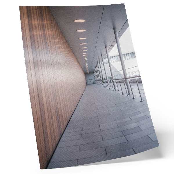Kunstdruck leinwand Moderne Korridorlichtsymmetrie