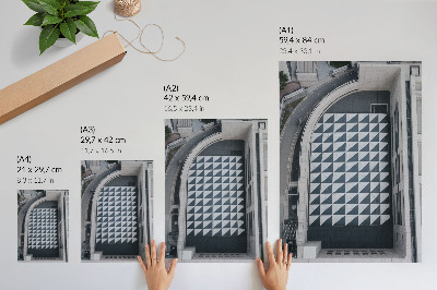 Kunstdruck leinwand Elegante geometrische Muster, futuristische Architektur
