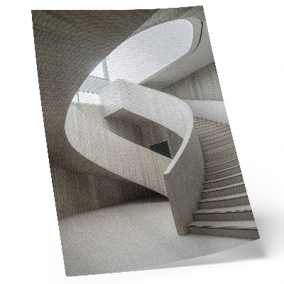 Wandposter Moderne Wendeltreppe in einem eleganten Interieur