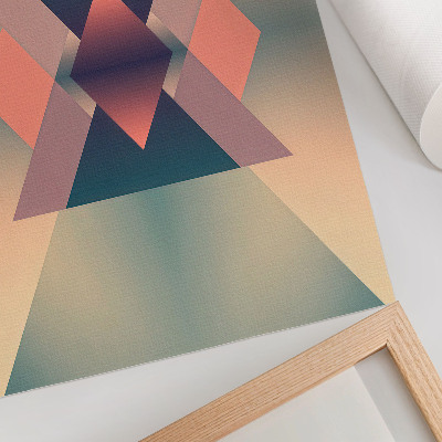 Wandposter Geometrische Formen, Pastellfarben, Eleganz