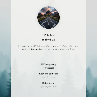 Poster Skifahrer in Aktion, weiße Berge, blauer Himmel