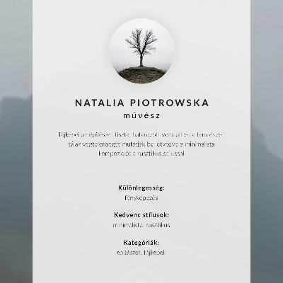 Kunstdruck leinwand Gelbes Haus, Nebel, Berge, friedliche Atmosphäre