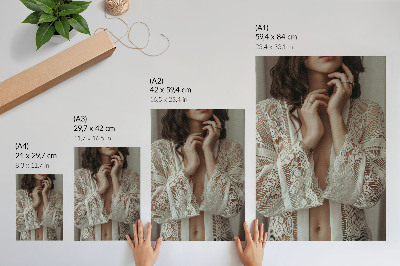 Poster Spitze, Zartheit, Eleganz, klassisch, Weiblichkeit