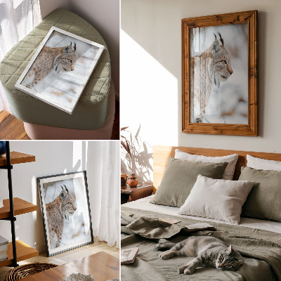 Kunstdruck leinwand Rysy im Winter, wunderschöne Natur, natürliche Farben, Harmonie