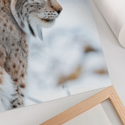 Kunstdruck leinwand Rysy im Winter, wunderschöne Natur, natürliche Farben, Harmonie