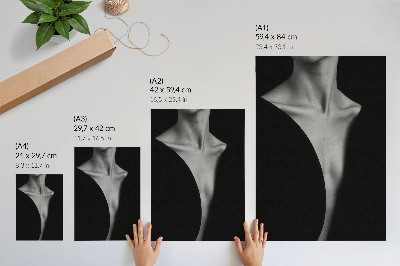 Kunstdruck leinwand Eine subtile Kombination aus schwarzer und weißer Eleganz
