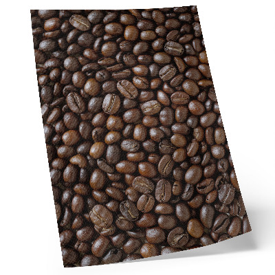 Wandposter Kaffeebohnen, braune Textur