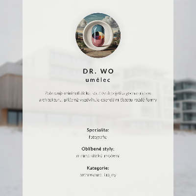 Poster Minimalistische Lampe, romantischer Sonnenuntergang, modern