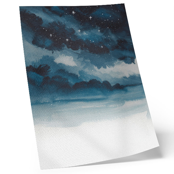 Wandposter Eine kosmische Landschaft voller Tiefe und Geheimnisse