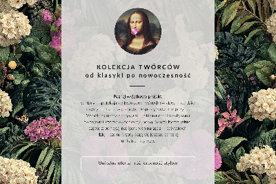 Poster Zarte Linien, Blumen, moderne Komposition