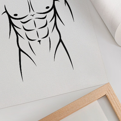 Kunstdruck leinwand Schwarze Linien auf hellem Hintergrund – minimalistische Ästhetik