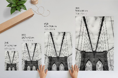 Kunstdruck leinwand Eine rohe Struktur voller Symmetrie und Linien