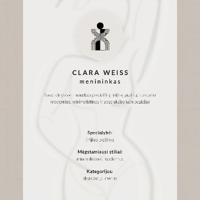 Wandposter Minimalistische, handgezeichnete Eleganz, Modernität