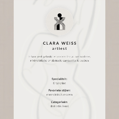 Wandposter Minimalistische, handgezeichnete Eleganz, Modernität