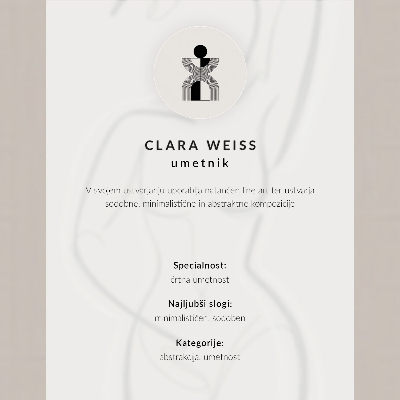 Wandposter Minimalistische, handgezeichnete Eleganz, Modernität