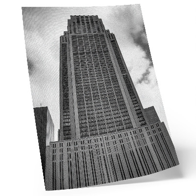 Poster Minimalistische Wolkenkratzer-Harmonie, Strenge