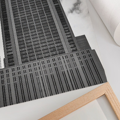 Poster Minimalistische Wolkenkratzer-Harmonie, Strenge