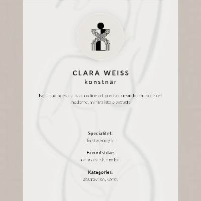 Poster Zweidimensionale Gesichter verkörpern moderne Eleganz