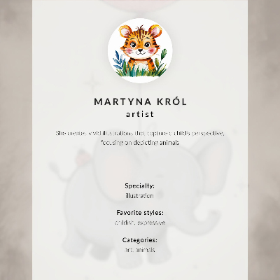 Poster Elefant mit Ballon, Kinderfreude, rosa