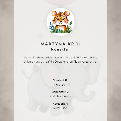 Poster Elefant mit Ballon, Kinderfreude, rosa
