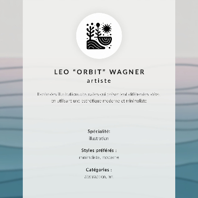 Wandposter Vögel im Flug, orangefarbener Kreis, minimalistisch