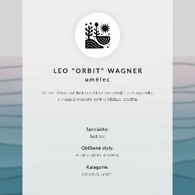 Wandposter Vögel im Flug, orangefarbener Kreis, minimalistisch
