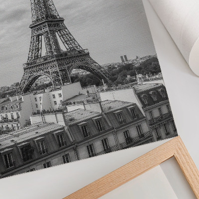 Wandposter Eleganter Eiffelturm, grau, moderne Perspektive
