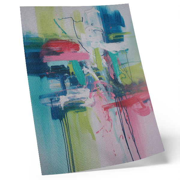 Poster Intensive Farben, Energie, Abstraktion