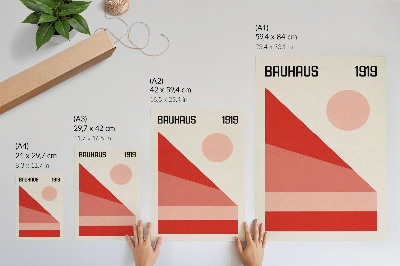 Wandposter Geometrische Komposition, moderner Minimalismus