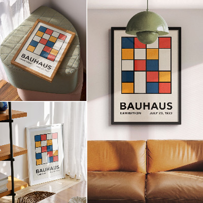 Kunstdruck leinwand Geometrische Formen im minimalistischen Stil