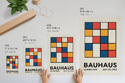 Kunstdruck leinwand Geometrische Formen im minimalistischen Stil