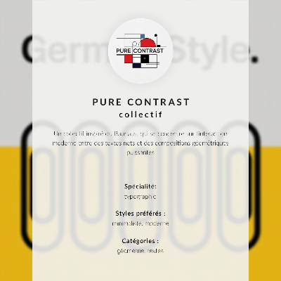 Wandposter Der Bauhaus-Stil zeichnet sich durch geometrische Schlichtheit aus.