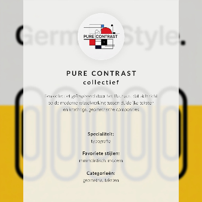 Wandposter Der Bauhaus-Stil zeichnet sich durch geometrische Schlichtheit aus.