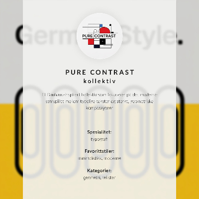 Wandposter Der Bauhaus-Stil zeichnet sich durch geometrische Schlichtheit aus.