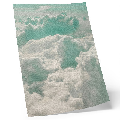 Wandposter Wolken am blauen Himmel, Frieden, Harmonie