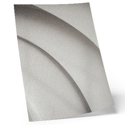 Wandposter Eine minimalistische Komposition mit weißen Kurven