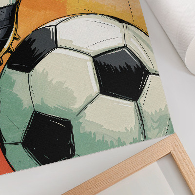 Poster Sportlicher Akzent, schöne Farben, dynamische Komposition