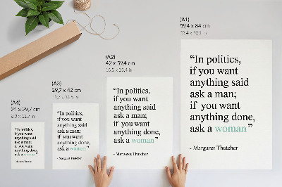 Poster Minimalistisches Zitat, das zur Inspiration und Motivation durch Einfachheit anregt