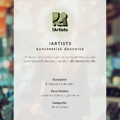 Wandposter Eine Gruppe von Menschen auf einer farbenfrohen Straße in der Stadt