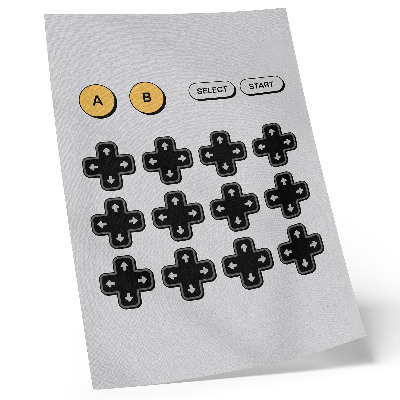 Kunstdruck leinwand Minimalismus bei Gamecontrollern, Retro-Modernität