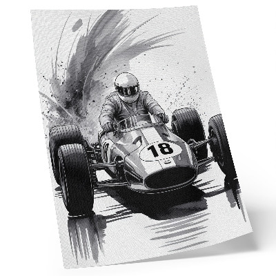 Kunstdruck leinwand Fahrdynamik im Vergleich zum Rennsport